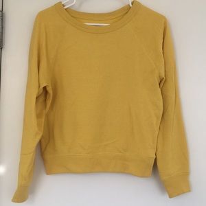 Yellow Everlane Crewneck Summer Sweater